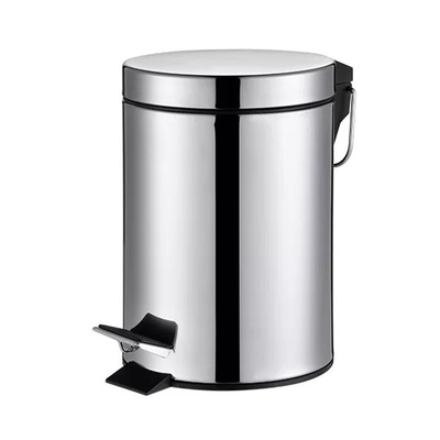 주문 3L / 5L / 7L / 12L / 20L / 30L BSCI 인증을 받은 SS 둥근 발 페달 쓰레기통 부드러운 폐쇄 롤링 커버 유형과 함께 온라인 제조