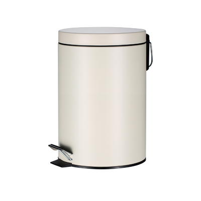 주문 롤링 커버 유형 3L / 5L / 8L / 12L / 20L / 30L SS 둥근 쓰레기통 페달 빈 스테인레스 스틸 쓰레기통 가정용 온라인 제조
