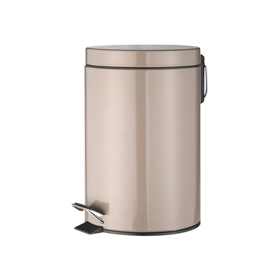 롤링 커버 유형 3L / 5L / 8L / 12L / 20L / 30L SS 가정용 스테인리스 스틸 발 페달 쓰레기통
