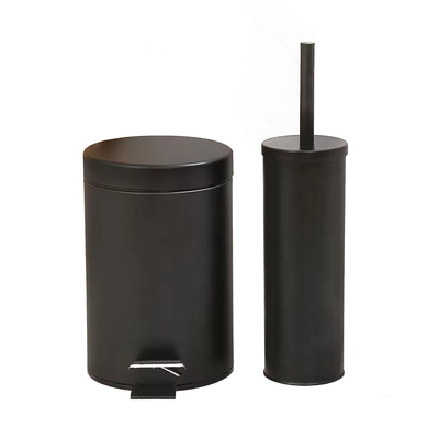 롤링 커버 유형 3L / 5L / 8L / 12L / 20L / 30L SS 둥근 쓰레기통 발 페달 빈 스테인리스 스틸 쓰레기통 가정용